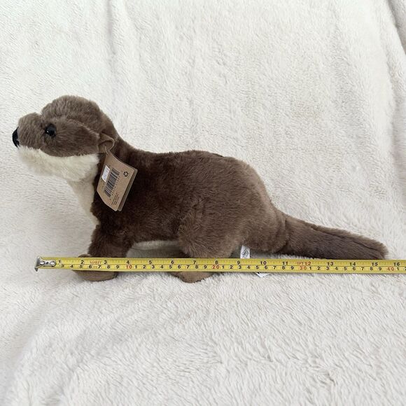NWT The Petting Zoo River Otter Brown Plush Stuffed Animal Toy 19" - Picture 6 of 6
